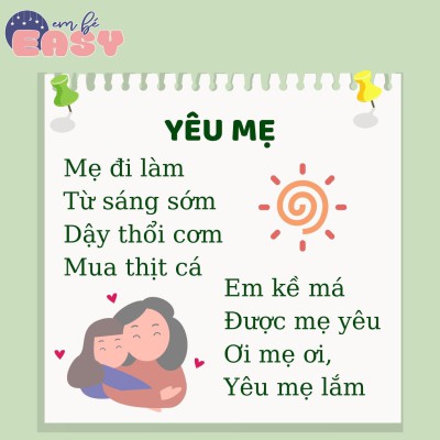 Những Bài Thơ Giúp Con Nhanh Nói Và Thông Minh