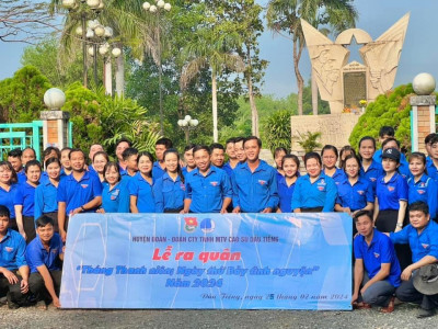 Lễ Ra Quân "Tháng Thanh Niên Ngày Thứ Bảy Tình Nguyện Năm 2024"