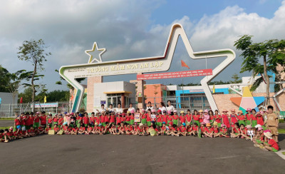 Trường Mầm non An Lập tổ chức cho trẻ em lớp lá 5 tuổi tham quan Trường Tiểu học An Lập năm học 2023-2024