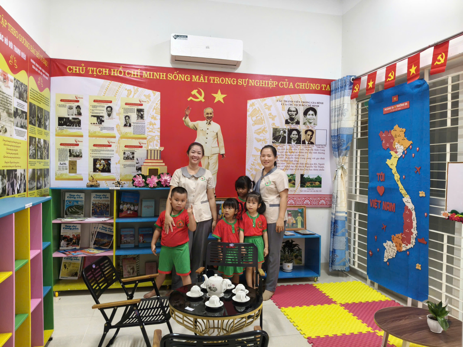 Không Gian Văn Hóa HCM Tại Trường MN An Lập