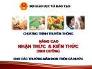 kiến thức dinh dưỡng trẻ em