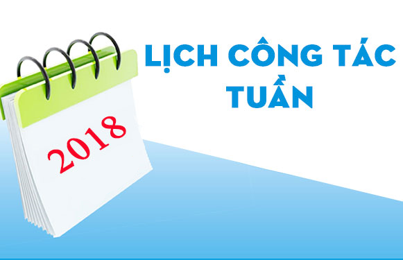 Lich cong tac tuan 2018